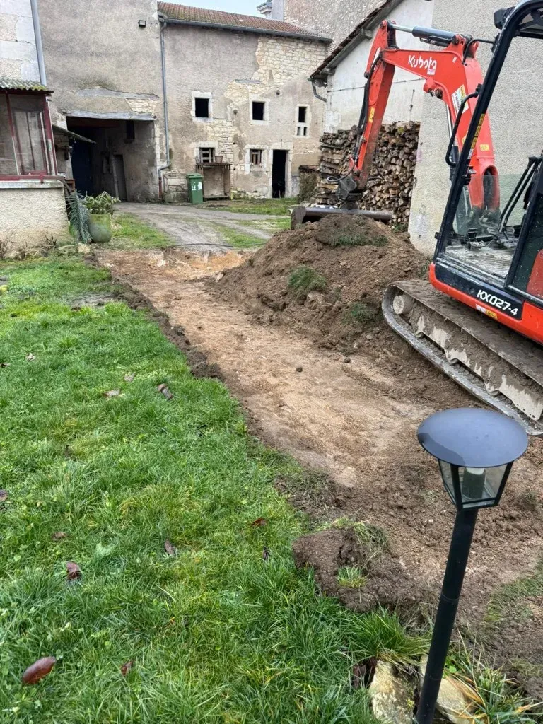 Terrassement allée de jardin (2)